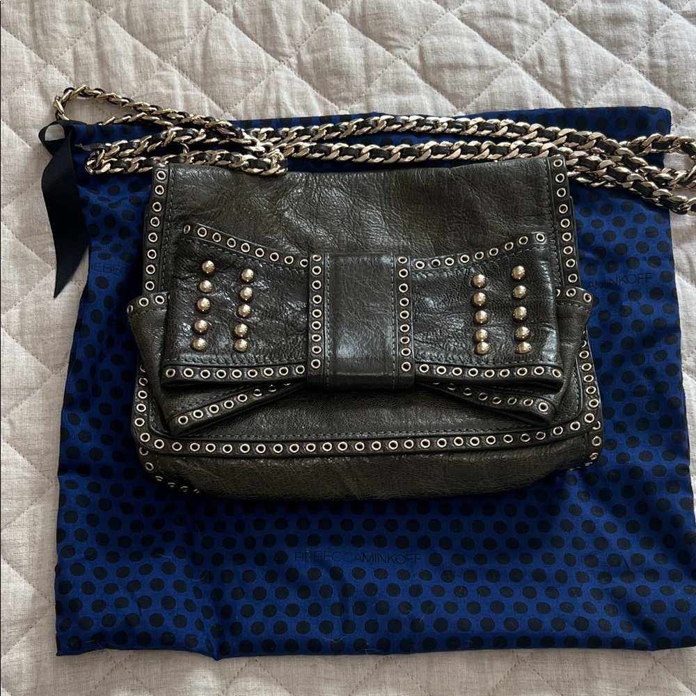 Rebecca Minkoff Black Studded Crossbody Bag